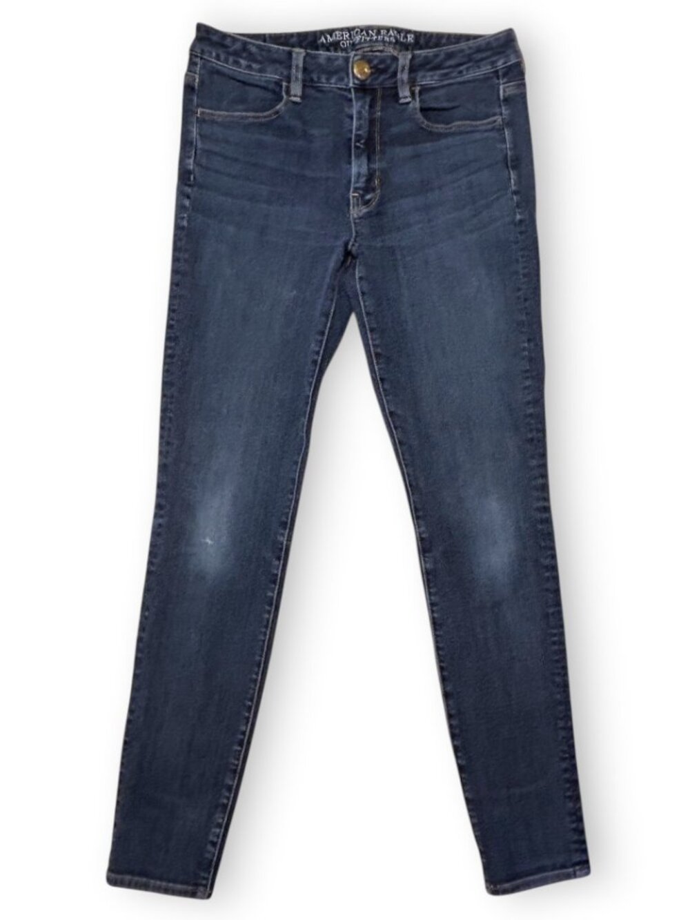 American Eagle High Rise Jegging Super Stretch Dark Wash Skinny Jeans 6